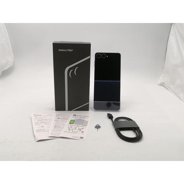 【中古】SAMSUNG 国内版 【SIMフリー】 Galaxy Z Flip7 ブルーシャドウ 12GB 512GB SM-F766Q【ECセンター】保証期間１ヶ月【ランクA】の画像