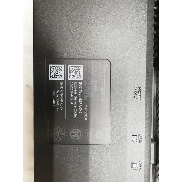 中古】DELL U2717D [27インチ/2560x1440(WQHD)/IPS/非光沢/DP/mDP/HDMI 