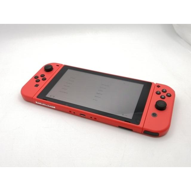 中古】Nintendo Switch 本体 マリオレッド×ブルー セット【ECセンター