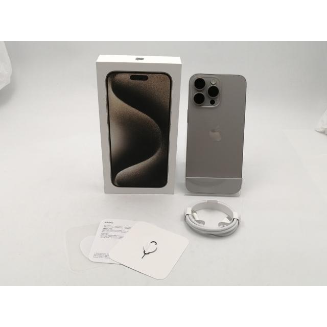 【中古】Apple 国内版 【SIMフリー】 iPhone 15 Pro Max 256GB ナチュラルチタニウム MU6R3J/A【ECセンター】保証期間１ヶ月【ランクA】の画像