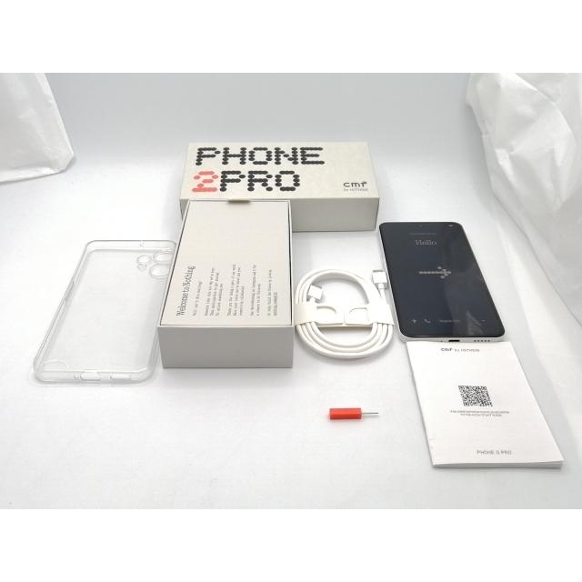 中古】NOTHING 国内版 【SIMフリー】 CMF Phone 2 Pro ホワイト 8GB