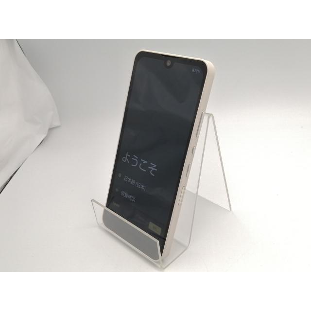 中古】SHARP ymobile 【SIMフリー】 AQUOS wish アイボリー 4GB 64GB