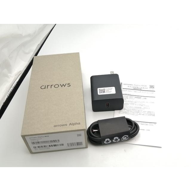 中古】FCNT 国内版 【SIMフリー】 arrows Alpha ブラック 12GB 512GB