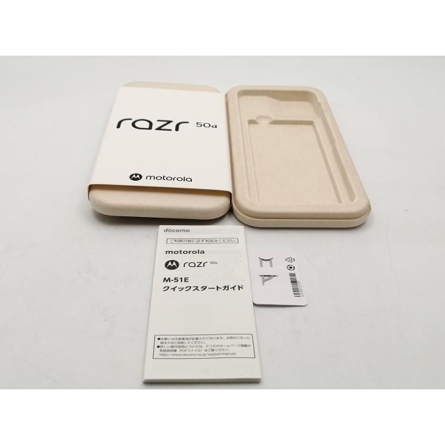 未使用】MOTOROLA docomo 【SIMフリー】 motorola razr 50d ホワイト