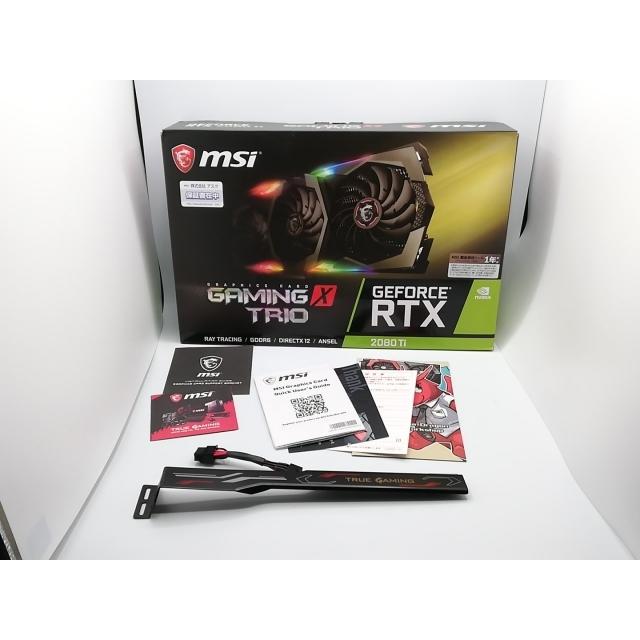 中古】MSI GeForce RTX 2080 Ti GAMING X TRIO RTX2080Ti/11GB(GDDR6