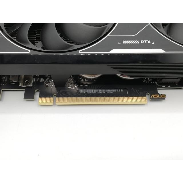 【中古】ASUS DUAL-RTX3060TI-O8GD6X RTX3060Ti(LHR)/8GB(GDDR6X)【ECセンター】保証期間１週間