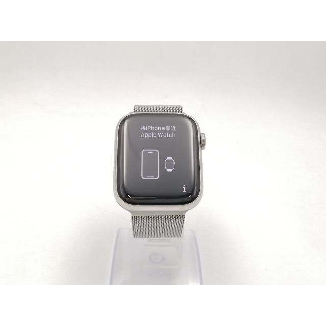 中古】Apple Watch Series8 45mm Cellular シルバーステンレススチール 
