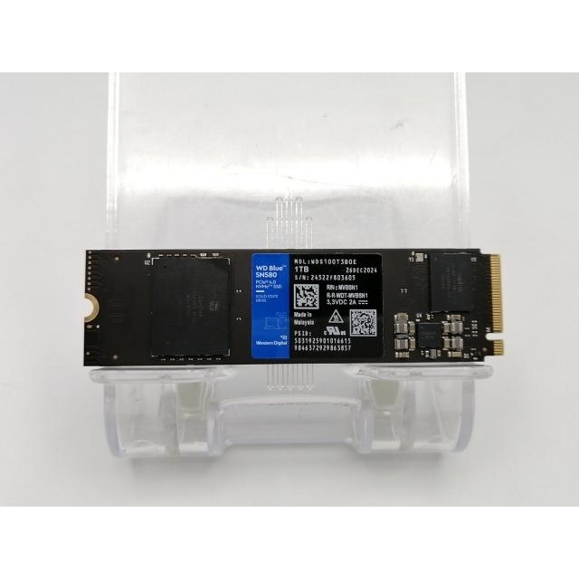 【中古品】WD Blue SN580 1TB SSD 中古】W.D. WD Blue SN580 NVMe WDS100T3B0E 1TB/M.2 2280(PCIe4.0