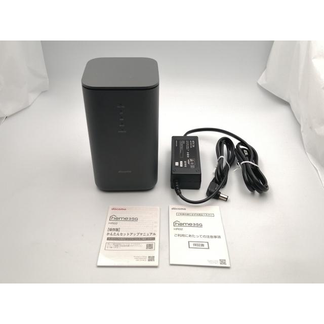 中古】SHARP docomo 【SIMフリー】 home 5G HR02 [ダークグレー]【EC
