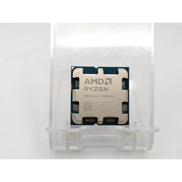 【新品未使用】Ryzen 7 9800X3D Amazon.com: AMD CPU Ryzen 7 9800X3D, without Cooler AM5, 4.7 GHz