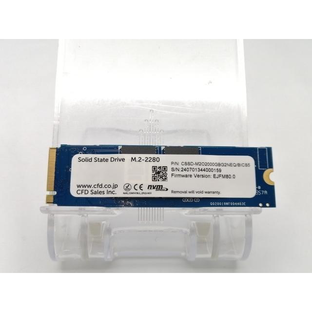 CFD販売 M.2 2280 NVMe PCIe4.0 2TB SSD CSSD-M2L2TRGAXN | CFD RGAX シリーズ M.2 NVMe接続 SSD 2TB | CFD販売
