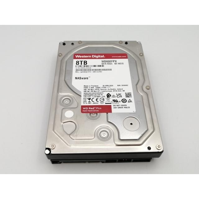 中古】W.D. WD80EFPX WD Red 8TB/5640rpm/256MB/6Gbps【ECセンター