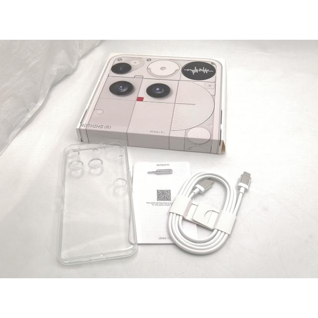 中古】NOTHING 国内版 【SIMフリー】 Nothing Phone (3) ホワイト 12GB