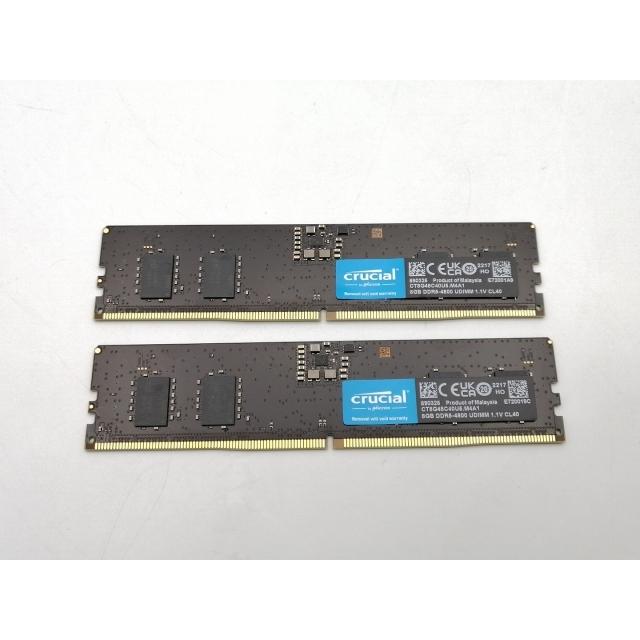 中古】DDR5 8GB 2枚組（合計16GB） DDR5-4800(PC5-38400