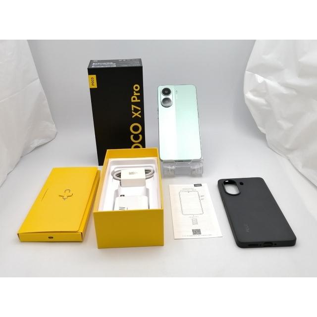 中古】Xiaomi 国内版 【SIMフリー】 Poco X7 Pro グリーン 8GB 256GB