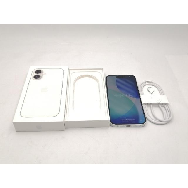 中古】Apple 国内版 【SIMフリー】 iPhone 16 256GB ホワイト MYDX3J/A