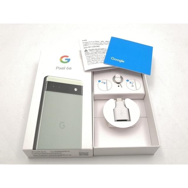 中古】Google 国内版 【SIMフリー】 Pixel 6a セージ 6GB 128GB GB17L