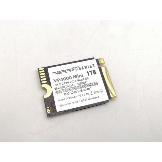 中古】各社 1TB SSD (M.2 2230/PCIe4.0 NVMe)【ECセンター】保証期間1