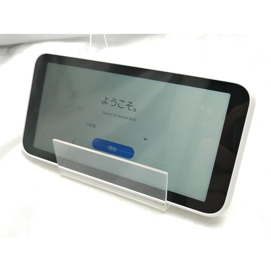 中古】SAMSUNG UQmobile 【SIMフリー】 Galaxy 5G Mobile Wi-Fi SCR01