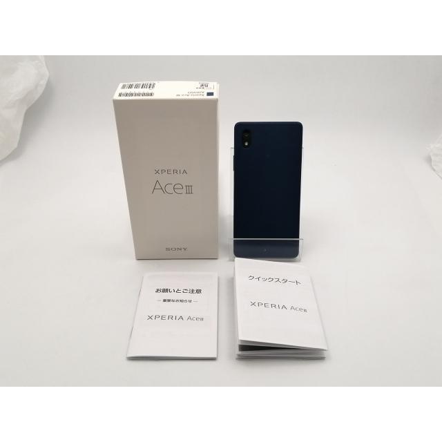 中古】SONY ymobile 【SIMフリー】 Xperia Ace III ブルー 4GB 64GB