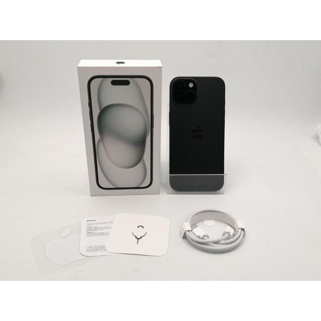 中古】Apple 国内版 【SIMフリー】 iPhone 15 128GB ブラック MTMH3J/A