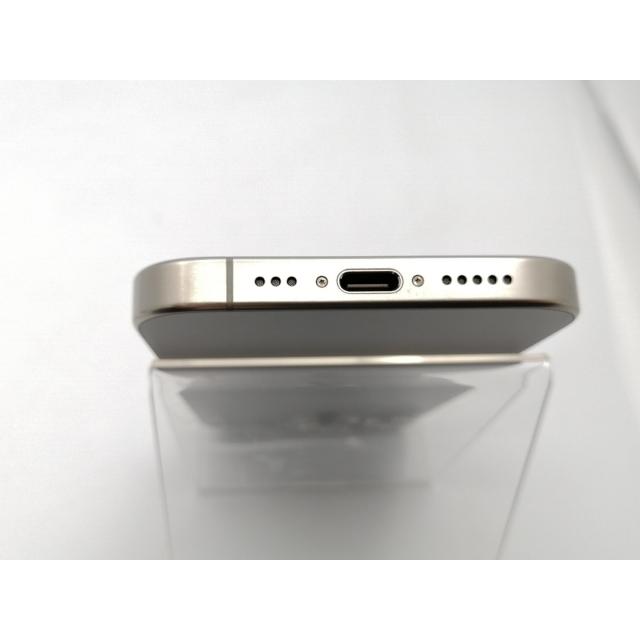 【中古】Apple 国内版 【SIMフリー】 iPhone 15 Pro 128GB ナチュラルチタニウム MTU93J/A【ECセンター】保証期間１ヶ月【ランクB】の画像