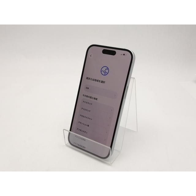 【中古】Apple docomo 【SIMフリー】 iPhone 15 256GB ブルー MTMR3J/A【ECセンター】保証期間１ヶ月【ランクA】の画像