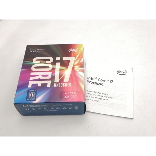 中古】Intel Core i7-7700K (4.2GHz/TB:4.5GHz) BOX LGA1151/4C/8T/L3