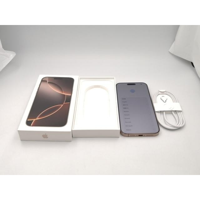 中古】Apple 国内版 【SIMフリー】 iPhone 16 Pro Max 1TB デザート 