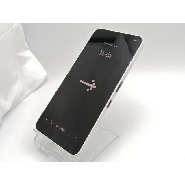 中古】NOTHING 国内版 【SIMフリー】 Nothing Phone (3a) ホワイト 8GB