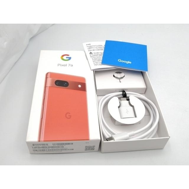 中古】Google 国内版 【SIMフリー】 Pixel 7a コーラル 8GB 128GB