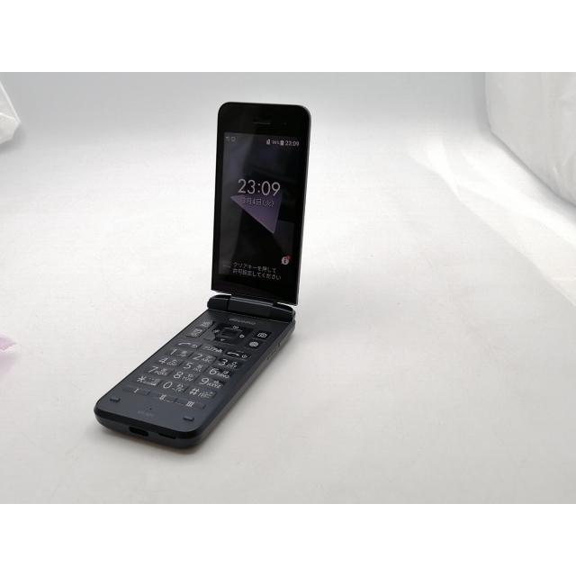 中古】KYOCERA docomo 【SIMフリー】 DIGNOケータイ ブラック KY-42C