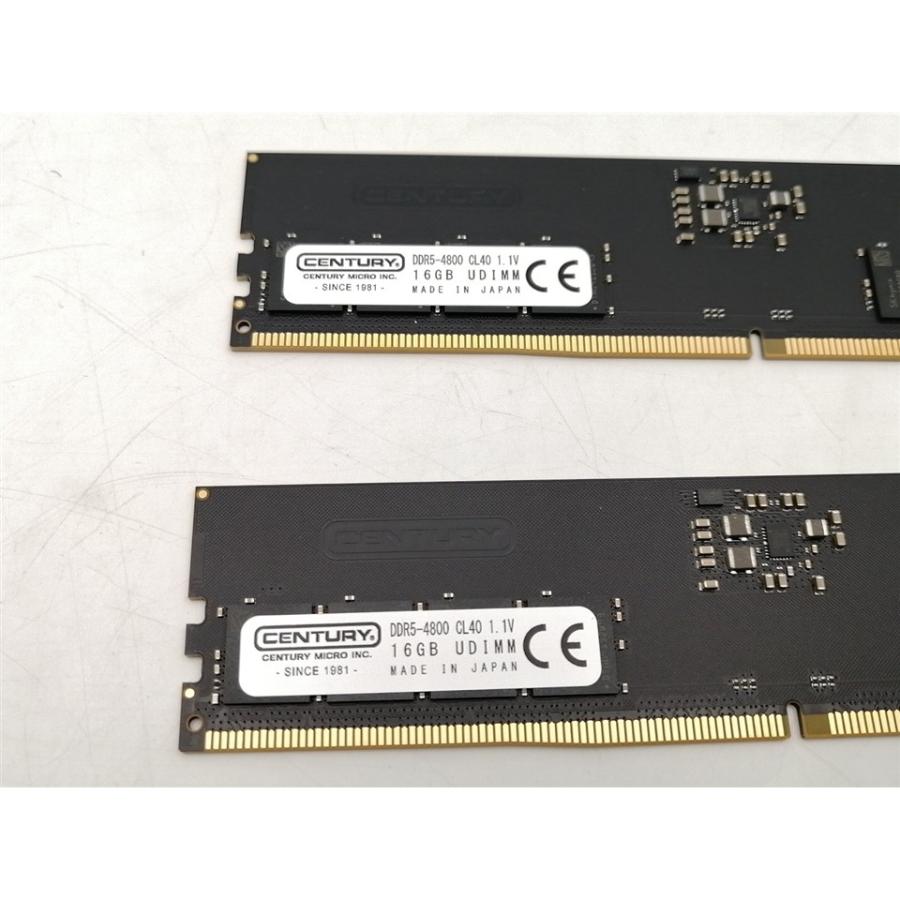 中古】DDR5 16GB 2枚組（合計32GB） DDR5-4800(PC5-38400