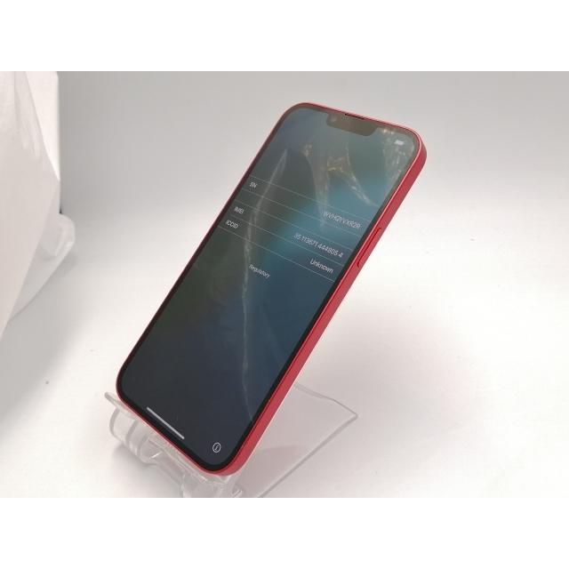 【中古】Apple 楽天モバイル 【SIMフリー】 iPhone 14 Plus 256GB  (PRODUCT)RED MQ4P3J/A【ECセンター】保証期間１ヶ月【ランクA】の画像