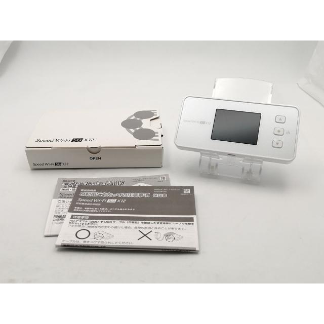 中古】NEC UQmobile 【SIMフリー】 Speed Wi-Fi 5G X12 NAR03 アイス