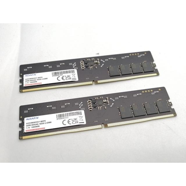 中古】DDR5 16GB 2枚組（合計32GB） DDR5-5600(PC5-44800