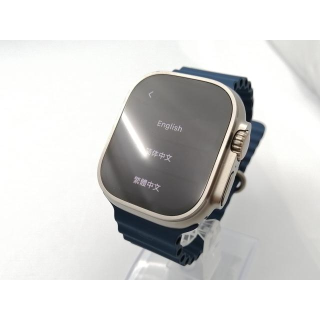 【中古】Apple Apple Watch Ultra2 49mm Cellular チタニウムケース/ブルーオーシャンバンド MREG3J/A【ECセンター】保証期間１ヶ月【ランクA】の画像