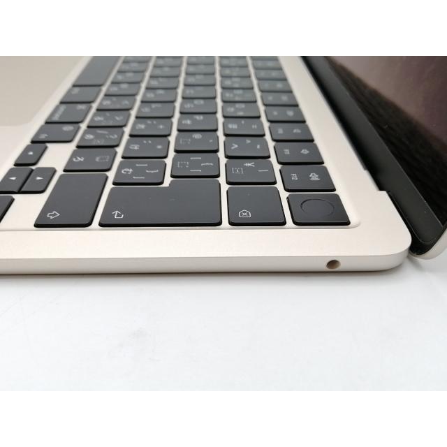 【中古】Apple MacBook Air 13インチ  M2(CPU:8C/GPU:10C) 8GB/512GB スターライト MLY23J/A (M2,2022)【ECセンター】保証期間１ヶ月【ランクB】の画像