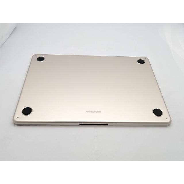 【中古】Apple MacBook Air 13インチ  M2(CPU:8C/GPU:10C) 8GB/512GB スターライト MLY23J/A (M2,2022)【ECセンター】保証期間１ヶ月【ランクB】の画像