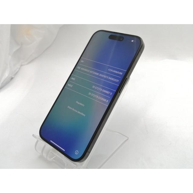 中古】Apple 国内版 【SIMフリー】 iPhone 15 Pro 128GB ブラック 