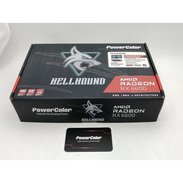 中古】POWERCOLOR Hellhound AMD Radeon RX 6600 8GB GDDR6（AXRX