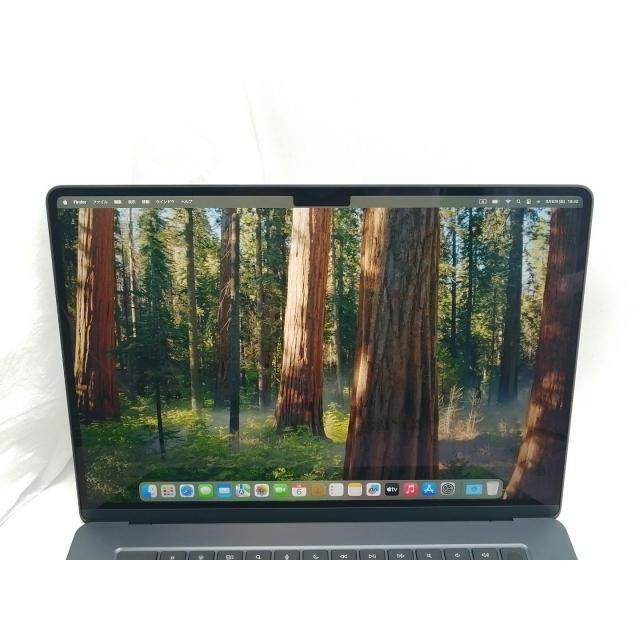 【中古】Apple MacBook Air 15インチ CTO (M4, 2025) ミッドナイト M4(CPU:10C/GPU:10C)/16G/256G【ECセンター】保証期間１ヶ月【ランクA】の画像