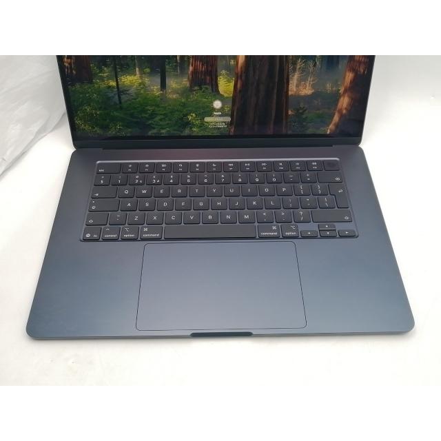 【中古】Apple MacBook Air 15インチ CTO (M4, 2025) ミッドナイト M4(CPU:10C/GPU:10C)/16G/256G【ECセンター】保証期間１ヶ月【ランクA】の画像