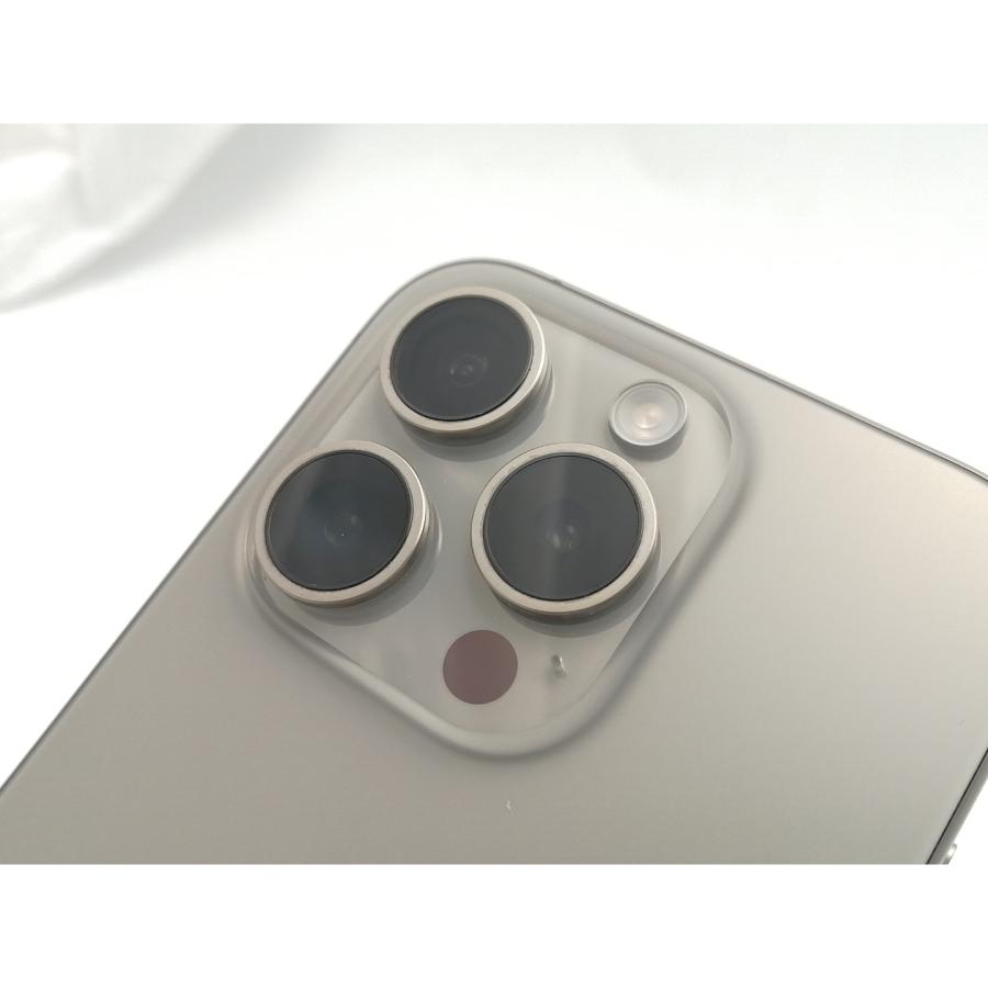 【中古】Apple 国内版 【SIMフリー】 iPhone 15 Pro 256GB ナチュラルチタニウム MTUF3J/A【ECセンター】保証期間１ヶ月【ランクA】の画像