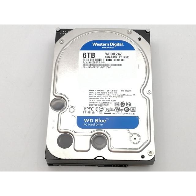 WD Blue 6TB HDD WD60EZAZ 内蔵ハードディスク 本体未開封 中古】W.D. WD60EZAZ WD Blue 6TB/5400rpm/256MB/6Gbps【ECセンター