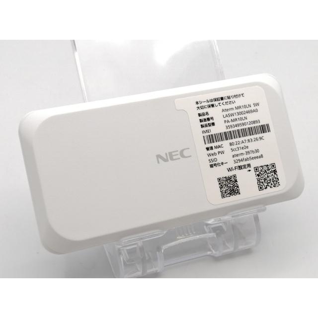 新品　未使用　未開封 Aterm MR10LN モバイルルーター　NEC Amazon | NECプラットフォームズ LTE Wi-Fi モバイルルータ dual_band