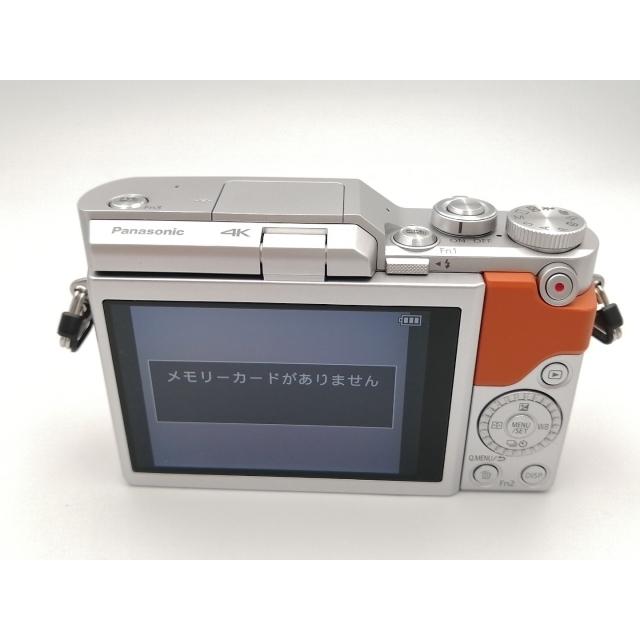 中古】Panasonic LUMIX GF10 ダブルレンズキット DC-GF10W-D オレンジ