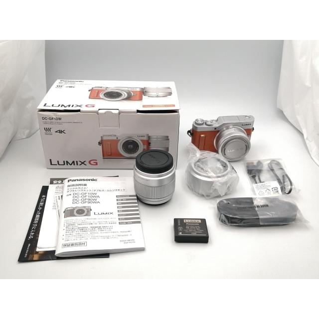 中古】Panasonic LUMIX GF10 ダブルレンズキット DC-GF10W-D