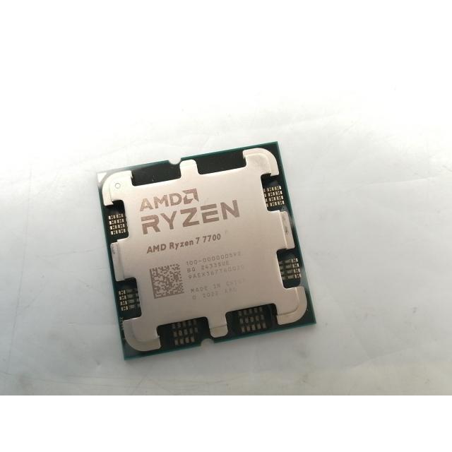 中古】AMD Ryzen 7 7700 (3.8GHz/TC:5.3GHz) bulk AM5/8C/16T/L3 32MB