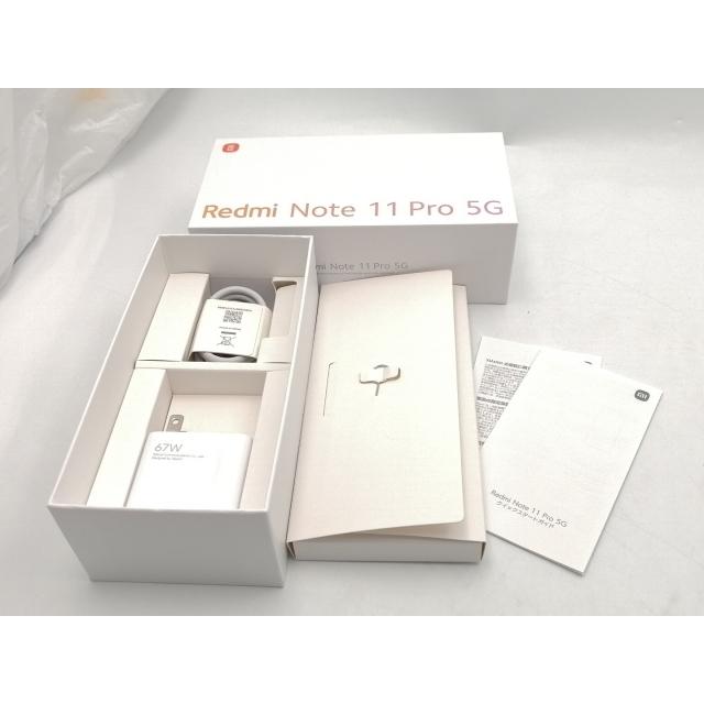 中古】Xiaomi 国内版 【SIMフリー】 Redmi Note 11 Pro 5G ポーラー